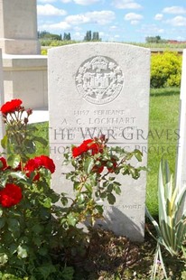 SPANBROEKMOLEN BRITISH CEMETERY - LOCKHART, ANDREW CHARLES